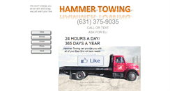 Desktop Screenshot of hammertowing.com